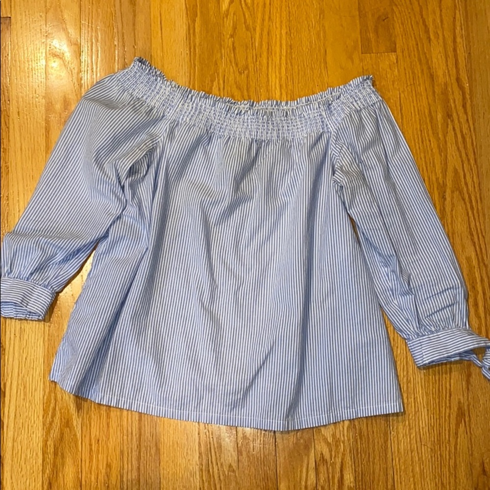 Loft off-the-shoulder blouse